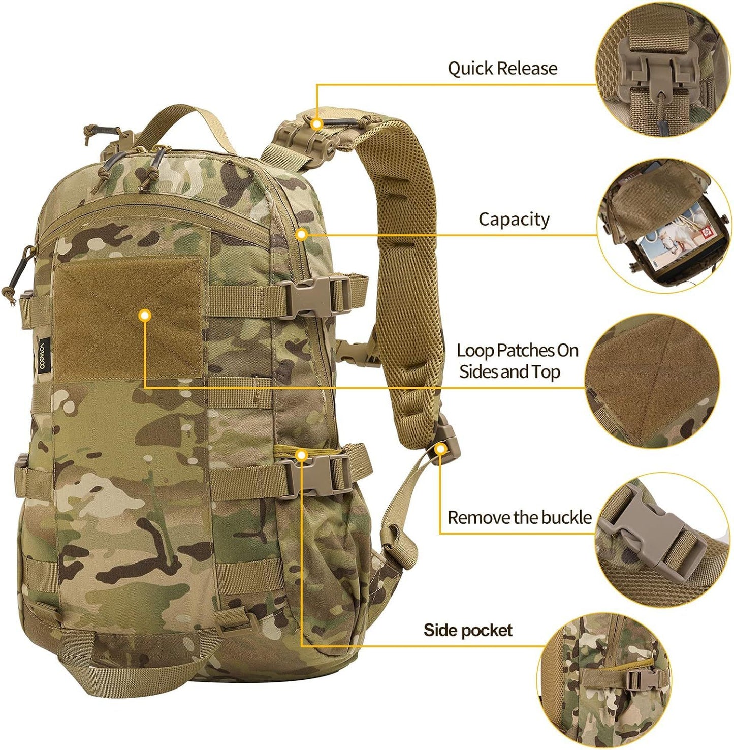 20L Military Tactical Rucksack