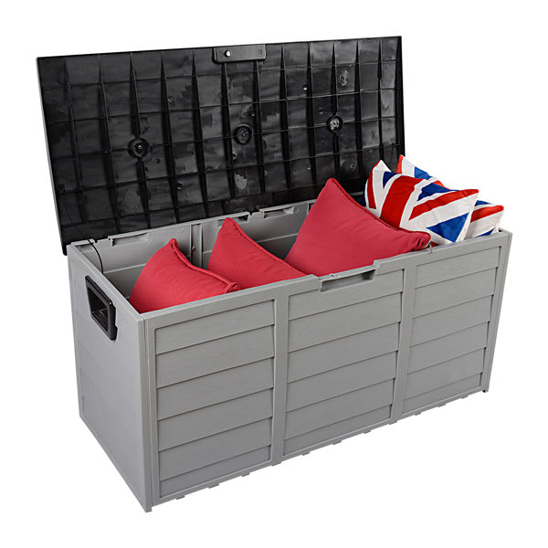 75gal 30lb Black Lid Plastic Storage Box