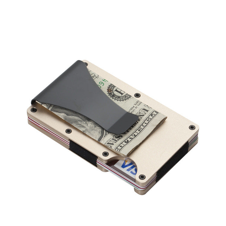 Aluminum Alloy Carbon Fiber Wallet Card Holder