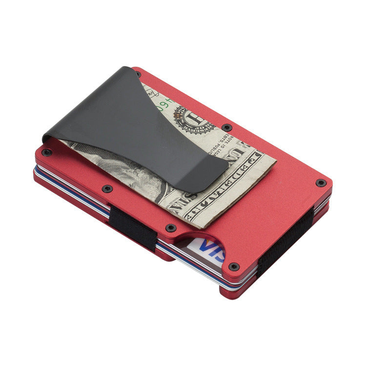 Aluminum Alloy Carbon Fiber Wallet Card Holder
