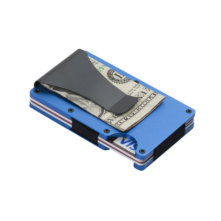 Aluminum Alloy Carbon Fiber Wallet Card Holder