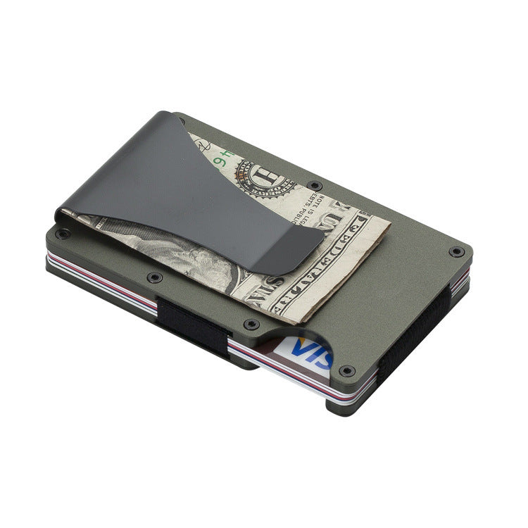 Aluminum Alloy Carbon Fiber Wallet Card Holder