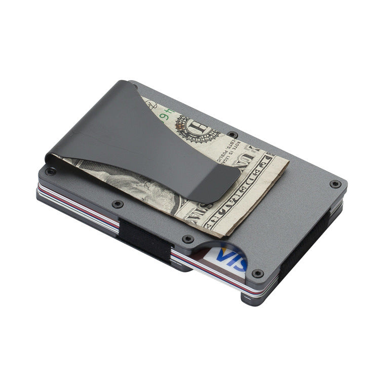 Aluminum Alloy Carbon Fiber Wallet Card Holder