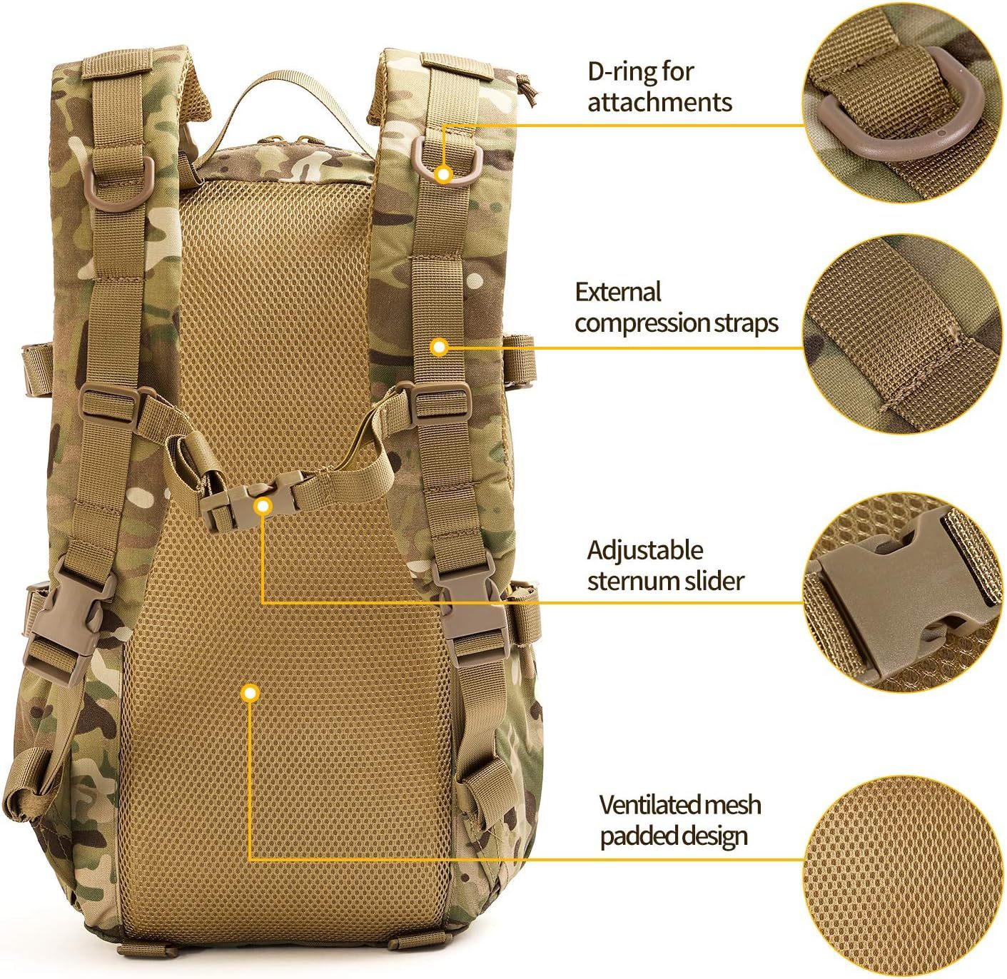 20L Military Tactical Rucksack