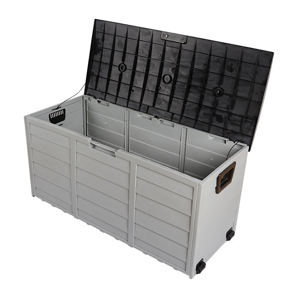 75gal 30lb Black Lid Plastic Storage Box