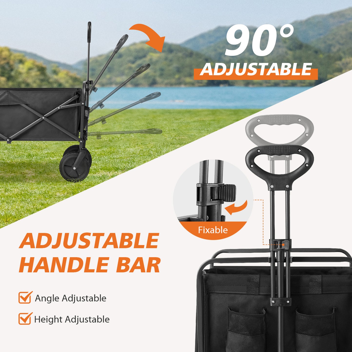 Heavy-Duty Foldable Outdoor Cart