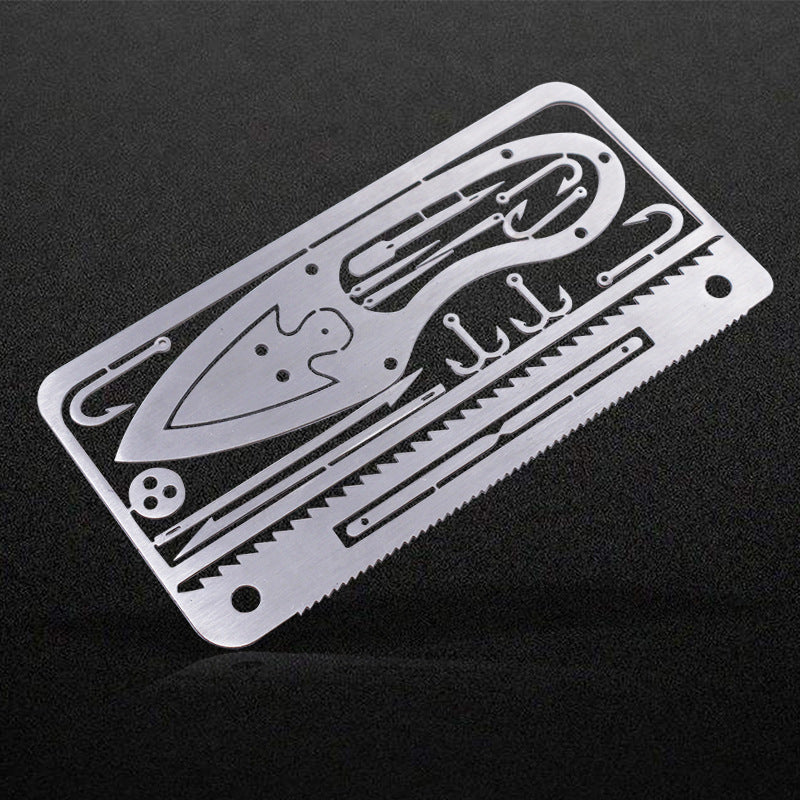 Multifunctional Fish Hooks Tool Card