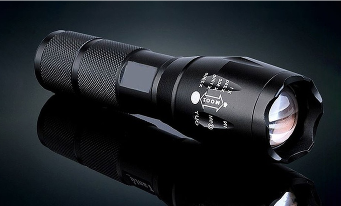 Portable Zoomable Mini LED Flashlight