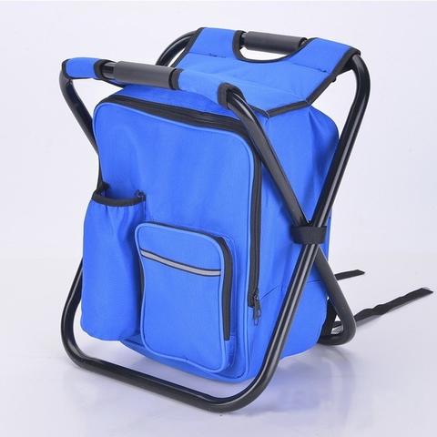 Multifunction Folding Stool/Cooler Backpack