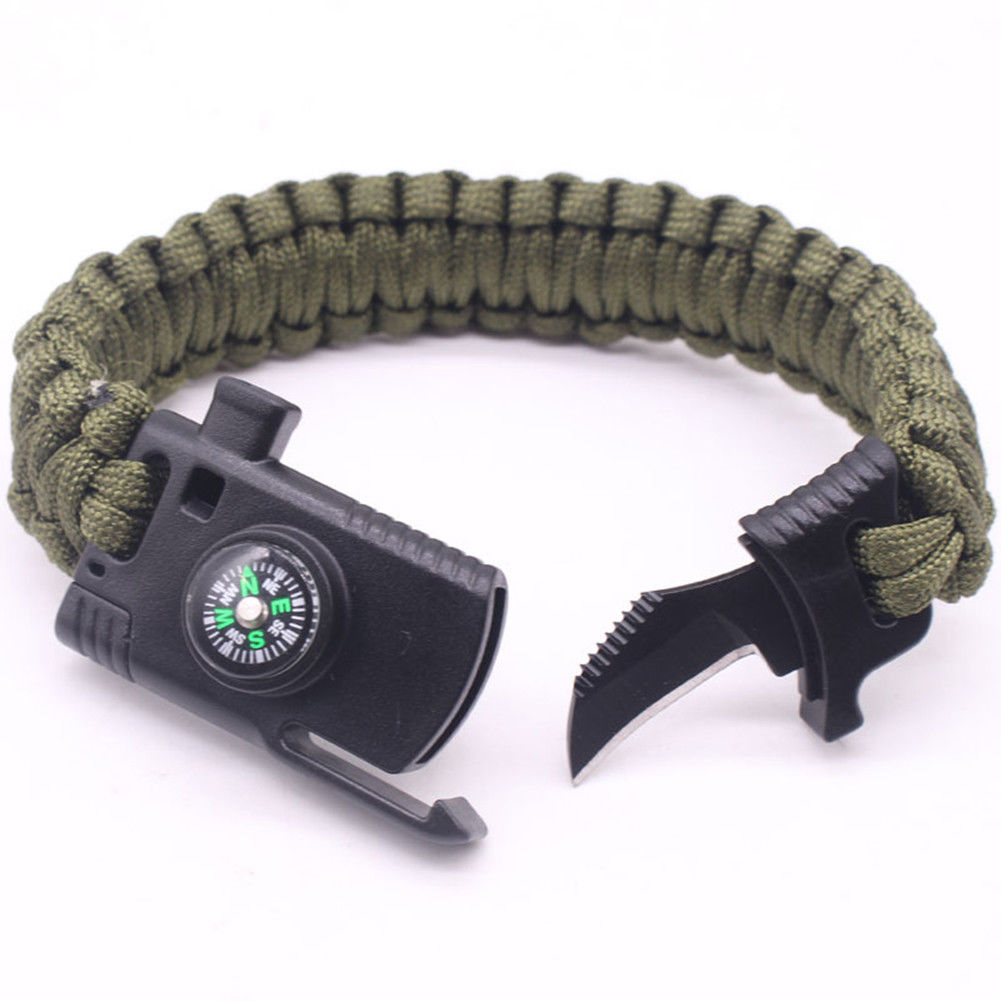 Outdoor Survival Paracord Bracelet V4