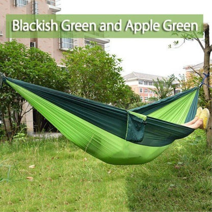 Portable Nylon Parachute Double Hammock