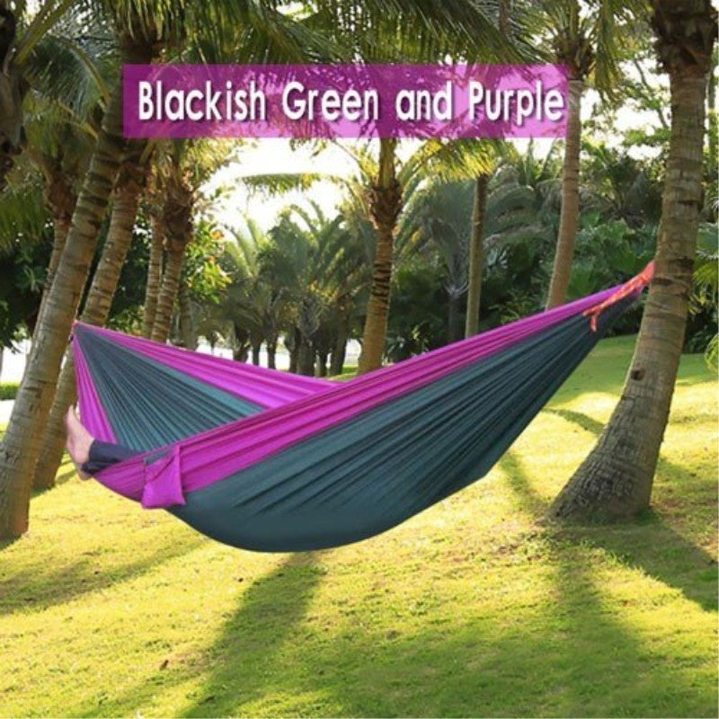 Portable Nylon Parachute Double Hammock