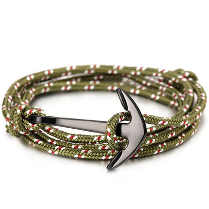 Anchor Survival Rope Bracelet