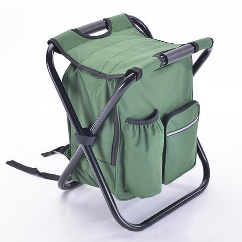 Multifunction Folding Stool/Cooler Backpack