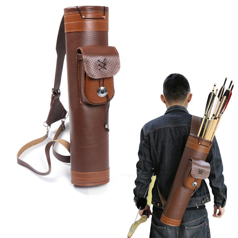 Bow & Arrow Leather Quiver