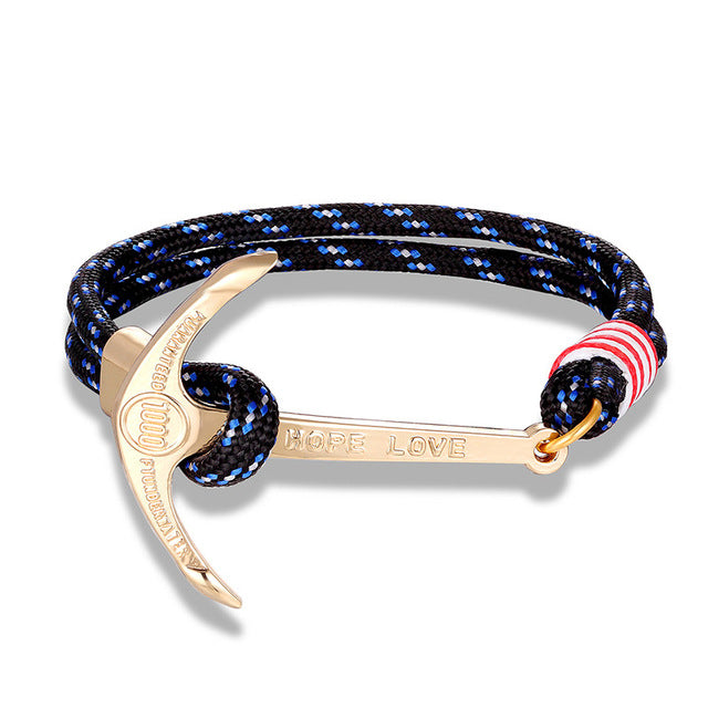 Anchor Survival Rope Bracelet