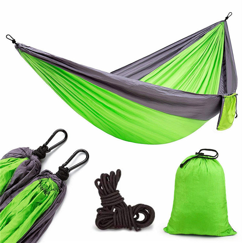 Portable Nylon Parachute Double Hammock