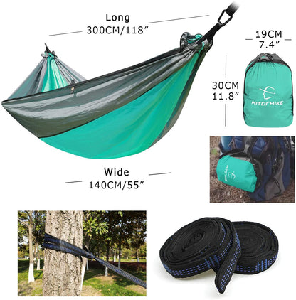 Portable Nylon Parachute Double Hammock