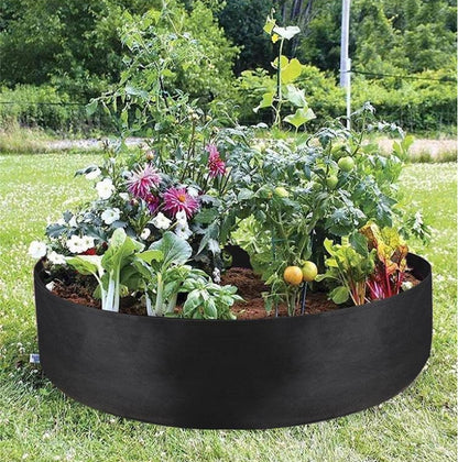 Reusable Felt Raised Round Garden Bed