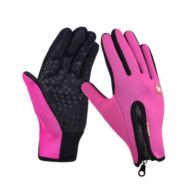 Waterproof Outdoor Gloves With Fleece