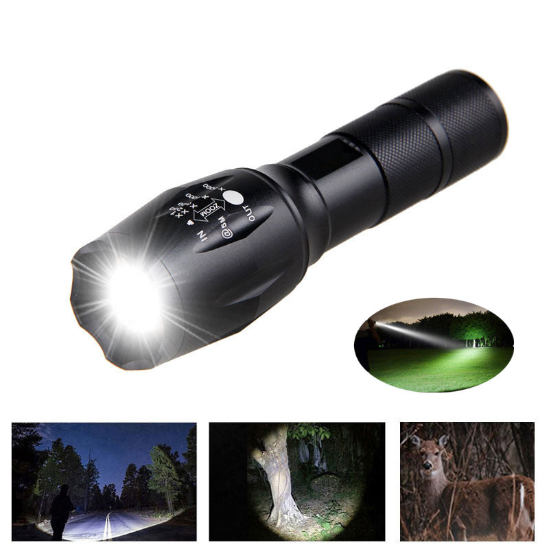 Portable Zoomable Mini LED Flashlight