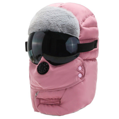 Bomber Hat w/ mask & goggles