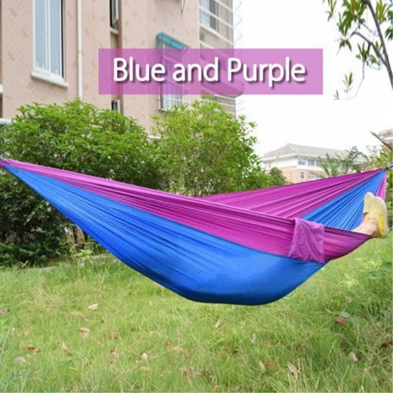 Portable Nylon Parachute Double Hammock