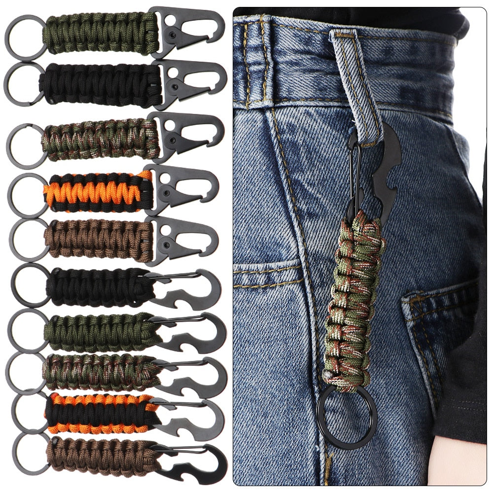 Outdoor Paracord Keychain