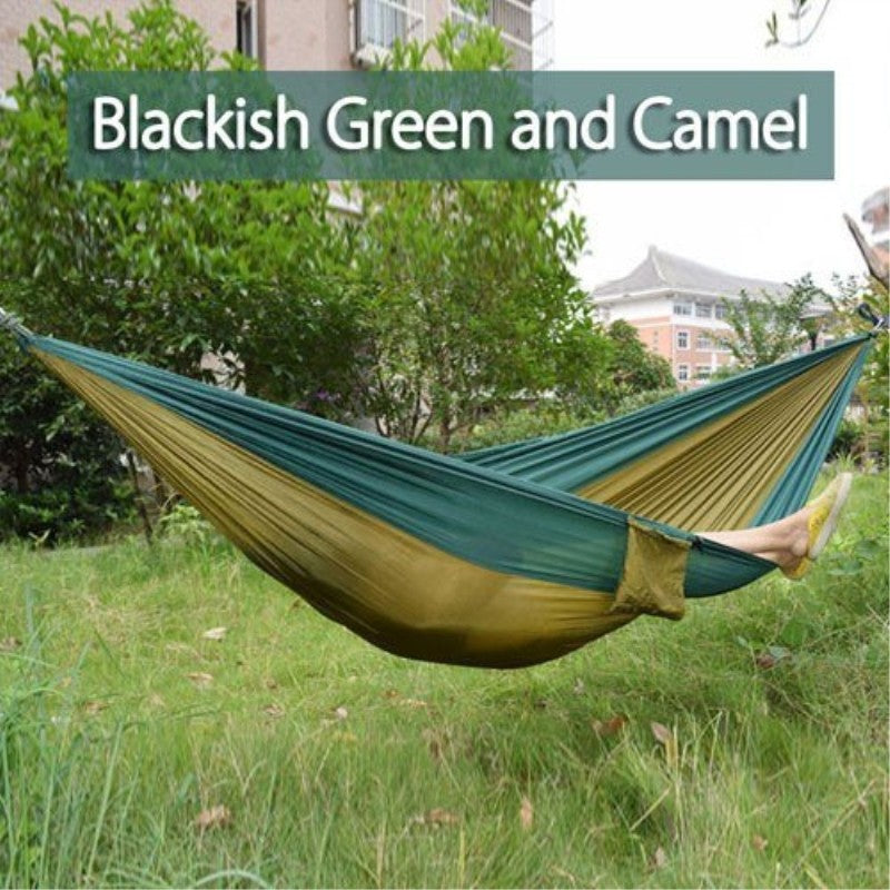 Portable Nylon Parachute Double Hammock