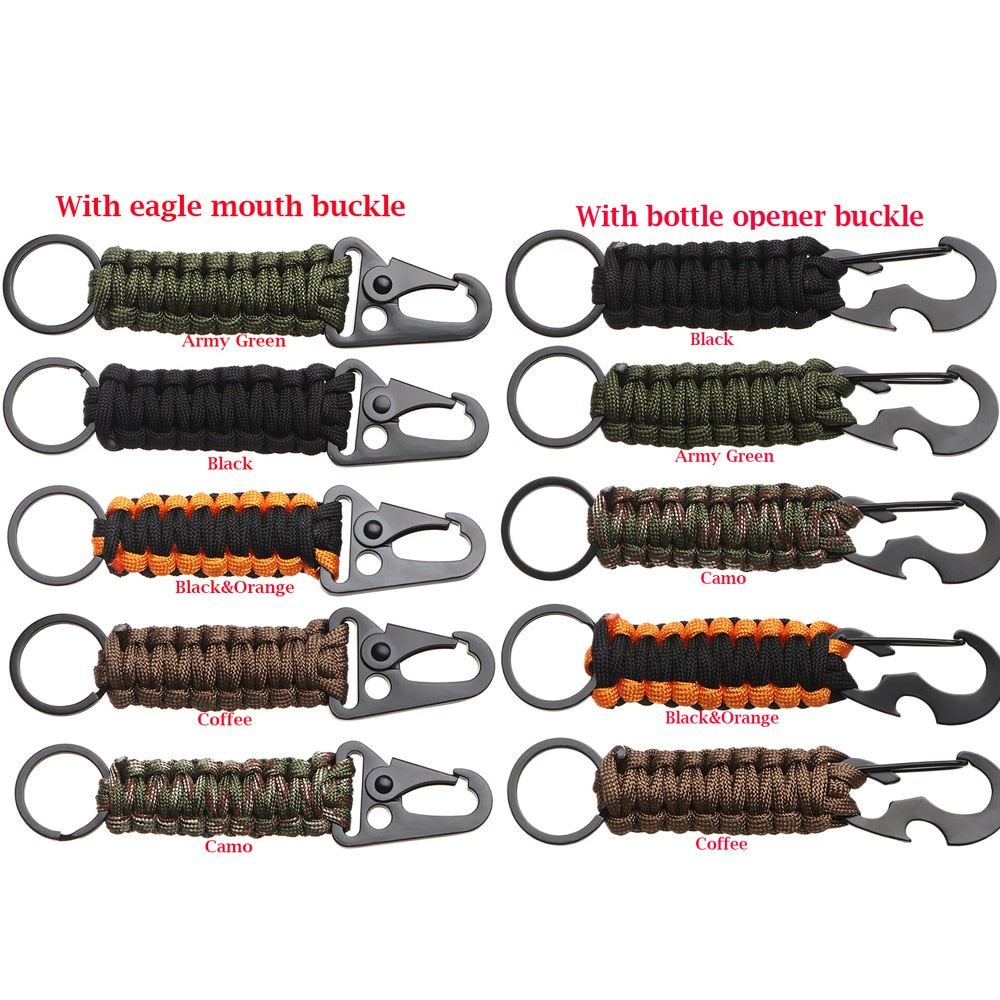 Outdoor Paracord Keychain