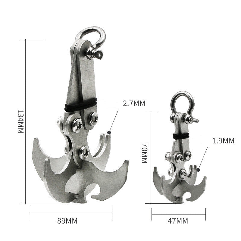 Stainless Steel Survival Folding Hook