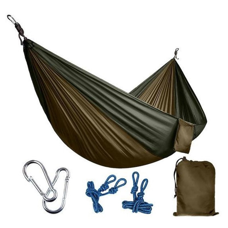 Portable Nylon Parachute Double Hammock