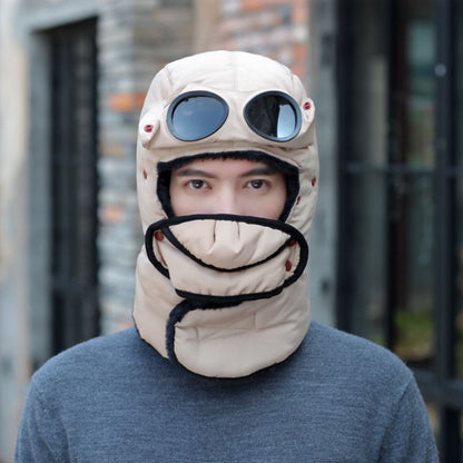 Fluff Thermal Bomber Hat w/ mask,scarf, & goggles