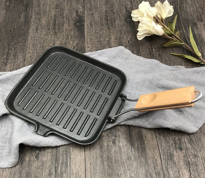 Cast Iron Skillet Folding Pan