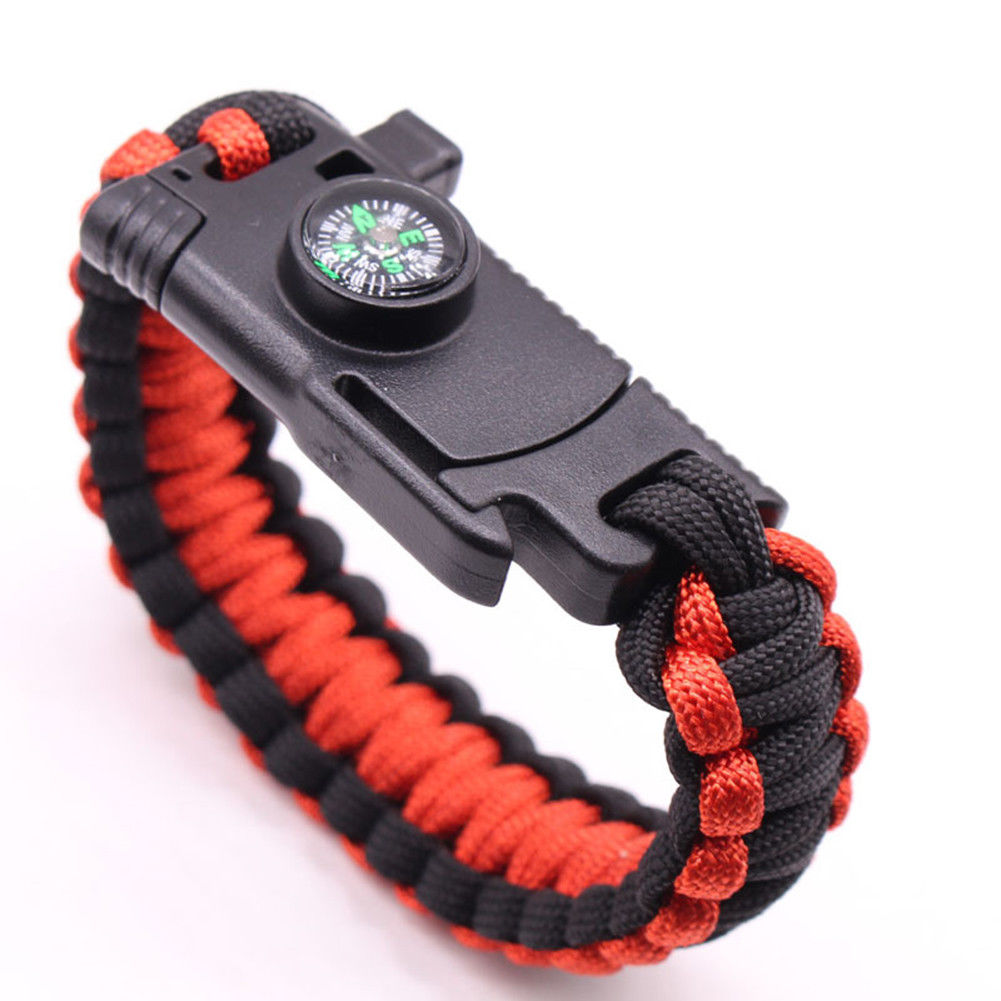 Outdoor Survival Paracord Bracelet V4