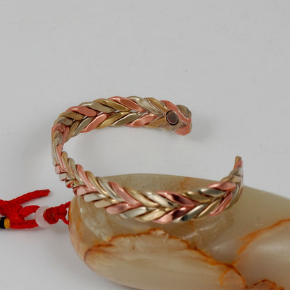 Pure Red Copper Vintage Bracelet