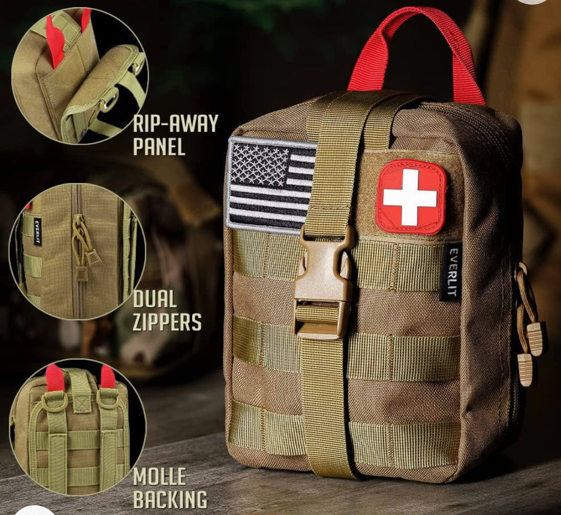 Survival First Aid Kit & Emergency Supplies