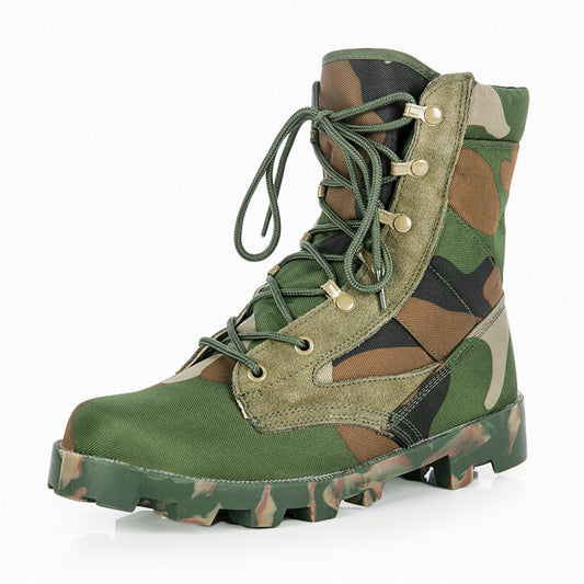 Camo Combat Boots