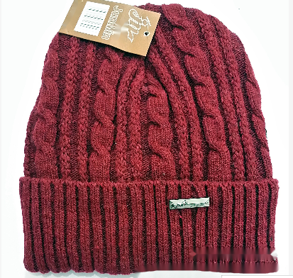 Knitted Wool Skullcap