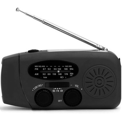 Emergency Survival Radio with LED & Power Bank