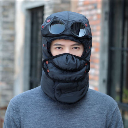 Fluff Thermal Bomber Hat w/ mask,scarf, & goggles