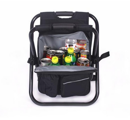 Multifunction Folding Stool/Cooler Backpack