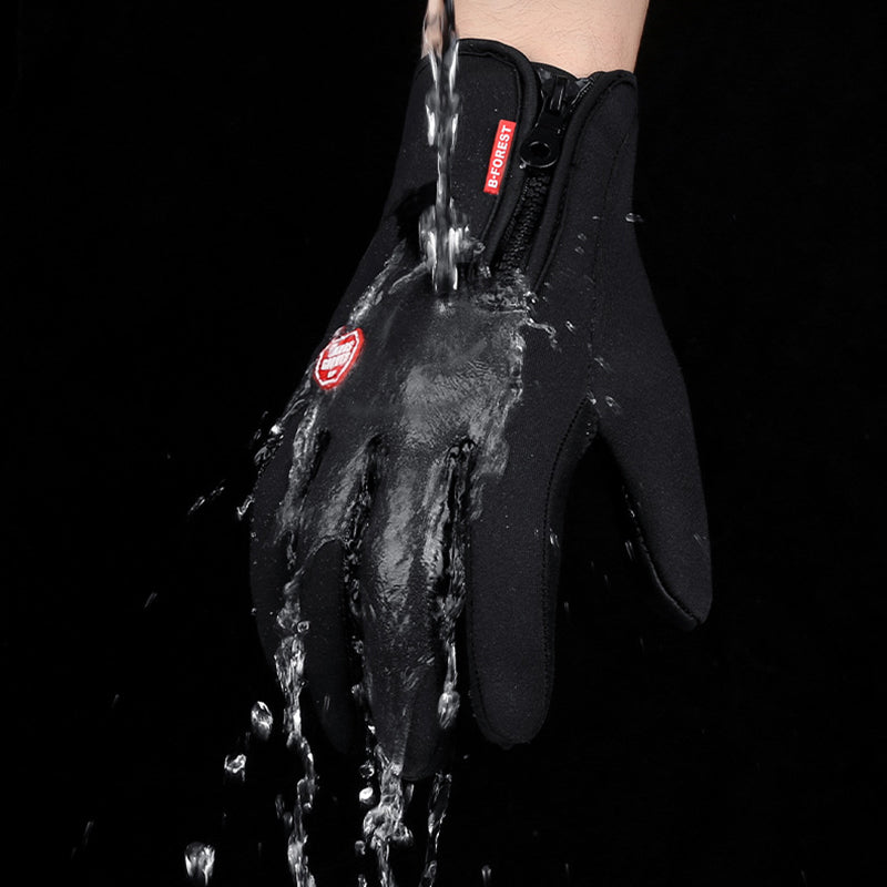 Waterproof Outdoor Gloves With Fleece