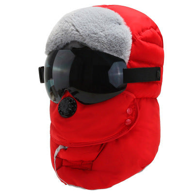 Bomber Hat w/ mask & goggles