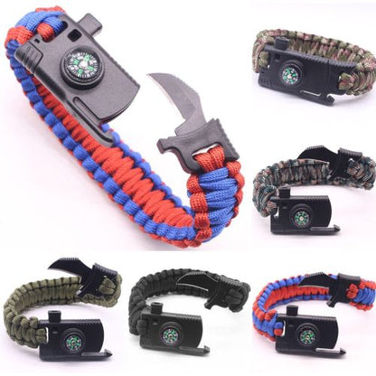 Outdoor Survival Paracord Bracelet V4