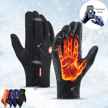 Waterproof Outdoor Gloves With Fleece