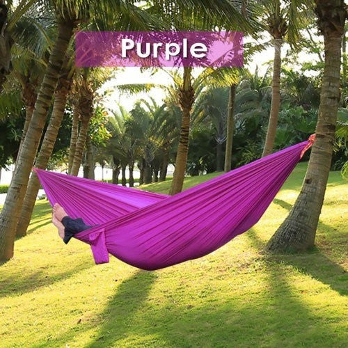 Portable Nylon Parachute Double Hammock