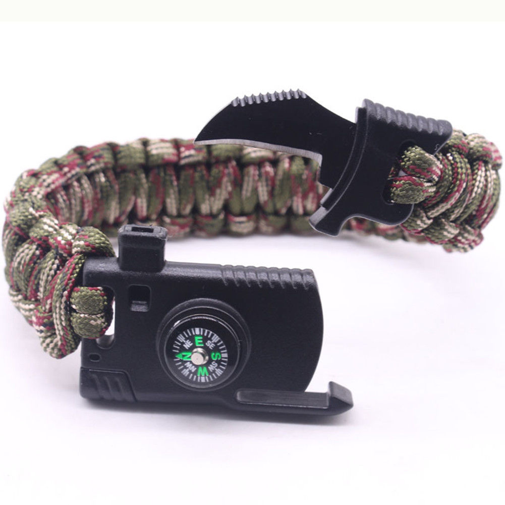 Outdoor Survival Paracord Bracelet V4