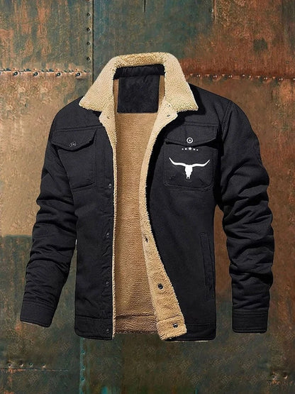 Men's Fleece-lined Winter Jacket