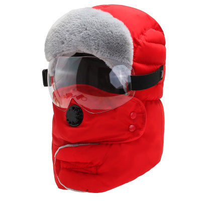 Bomber Hat w/ mask & goggles